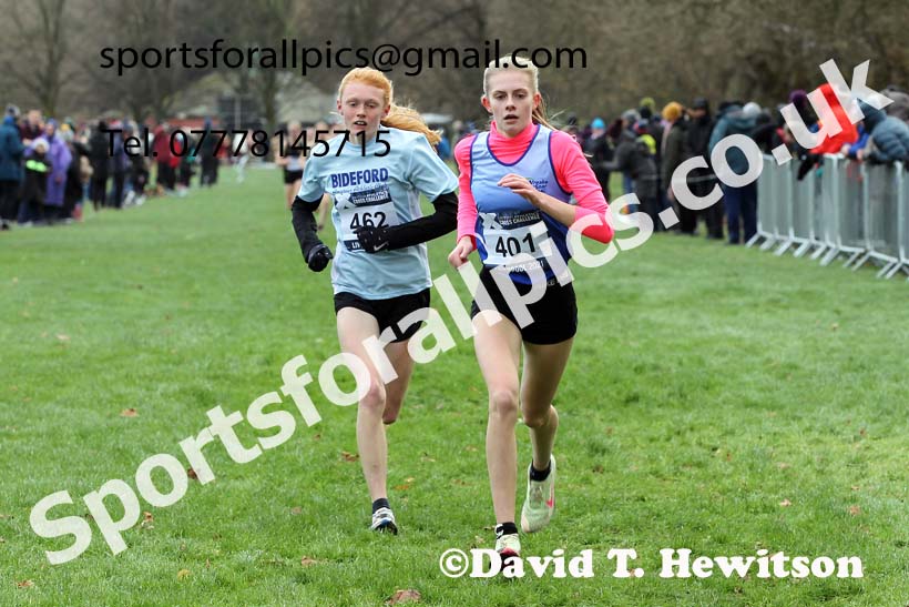 Girls under-15s, European Cross Country Championships Trials, Sefton Park, Liverpool. Photo: David T. Hewitson/Sports for All Pics